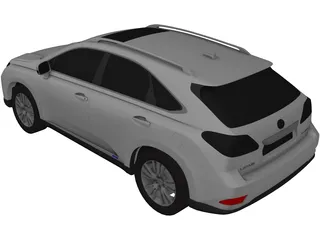 Lexus RX450h (2011) 3D Model