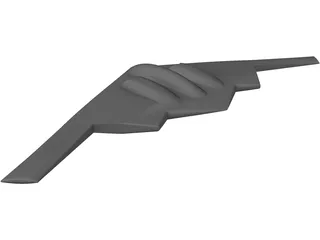 B2 Stealth Bomber 3D Model