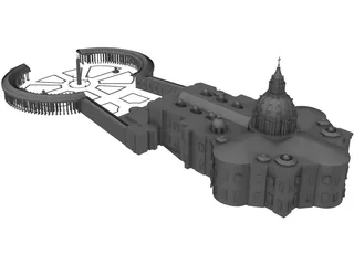 Vatican Cathedral 3D Model