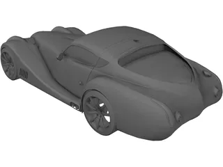 Morgan Aero Super Sports 3D Model