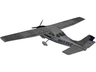 Cessna 206 Stationair 3D Model