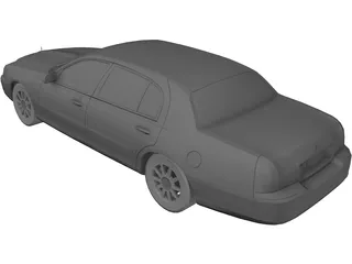 Lincoln Town Car 3D Model