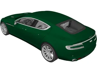 Aston Martin Rapide (2010) 3D Model