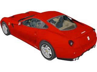 Ferrari 599 GTB Fiorano 3D Model