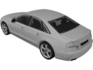 Audi S8 (2012) 3D Model