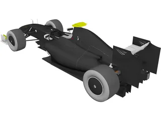 Brawn BGP 001 3D Model