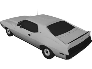 AMC Javlien AMX (1971) 3D Model