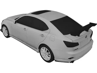 Lexus IS350 (2006) 3D Model