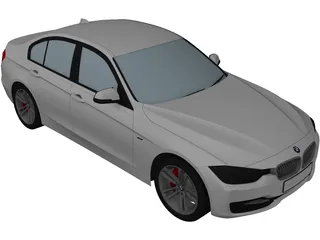 BMW 3-Series F30 335i (2012) 3D Model