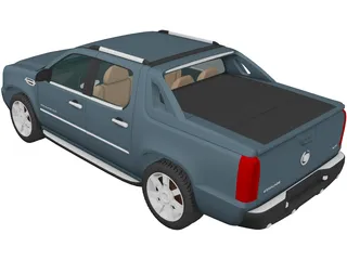 Cadillac Escalade EXT (2007) 3D Model