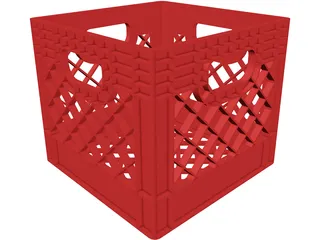 Milk Crate 3D Model