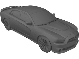 Dodge Charger SRT8 (2012) 3D Model