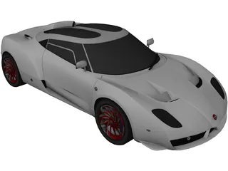 Spyker C12 Zagato 3D Model