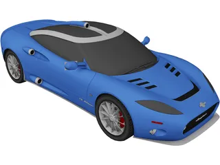 Spyker C8 Aileron 3D Model