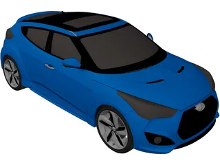 Hyundai Veloster (2012) 3D Model