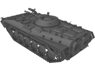 BMP Battle Infantry Vehicle 3D Model