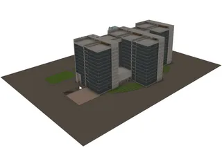 Ecology Commerce Building 3D Model