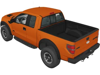 Ford F-150 SVT Raptor (2011) 3D Model