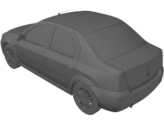 Renault/Dacia Logan (2005) 3D Model