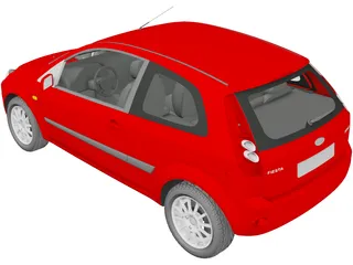 Ford Fiesta (2006) 3D Model