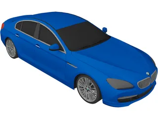 BMW 6-Series Gran Coupe (2013) 3D Model