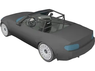 Mazda MX5 GTR 3D Model