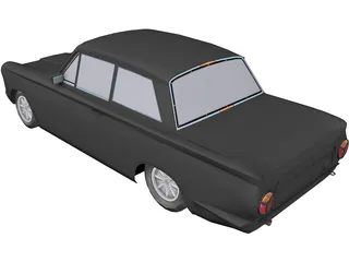 Lotus Cortina GT 3D Model