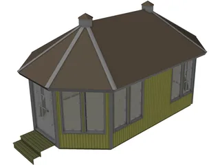 Summerhouse 3D Model