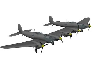 Heinkel He 111Z 3D Model