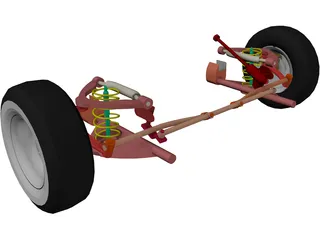 Chevrolet Front Suspension 3D Model