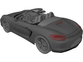 Porsche Boxster (2012) 3D Model