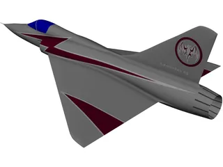 Dassault Mirage 3D Model