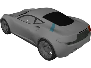 Sports Car Concept 3D Model