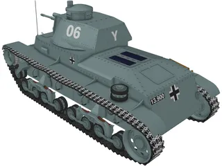 Panzer 35 3D Model