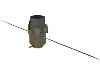 Satellite Calipso 3D Model