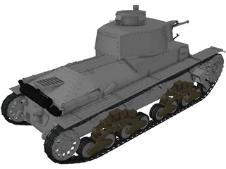 Pzkfw 35(t) 3D Model