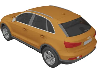 Audi Q3 (2012) 3D Model