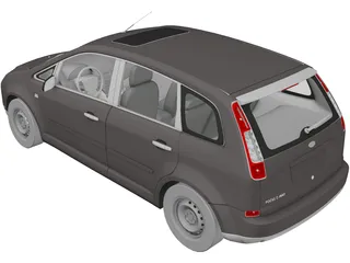 Ford Focus C-Max 3D Model