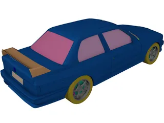 BMW M3 DTM 3D Model