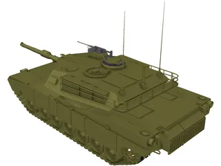 M1A1 Abrams 3D Model