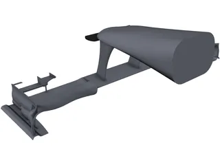 F1 Front Wing 3D Model