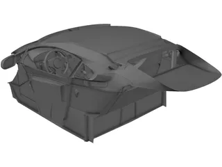 Aston Martin V12 Vantage Interior (2010) 3D Model