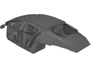 Aston Martin Rapide Interior (2010) 3D Model