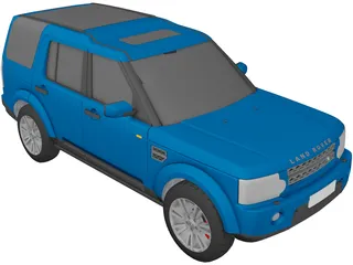 Land Rover Discovery 4 3D Model