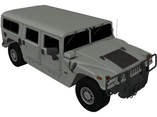 Hummer H1 Alpha 3D Model