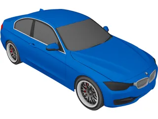 BMW 335i F30 Coupe 3D Model