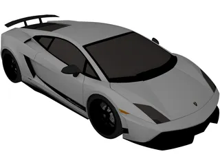 Lamborghini Gallardo LP570-4 Superleggera (2011) 3D Model