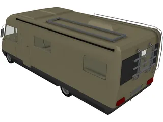 Hymer Camper 3D Model