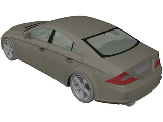 Mercedes-Benz CLS500 (2004) 3D Model