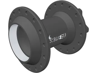 Bike Wheel Hub 3D Model